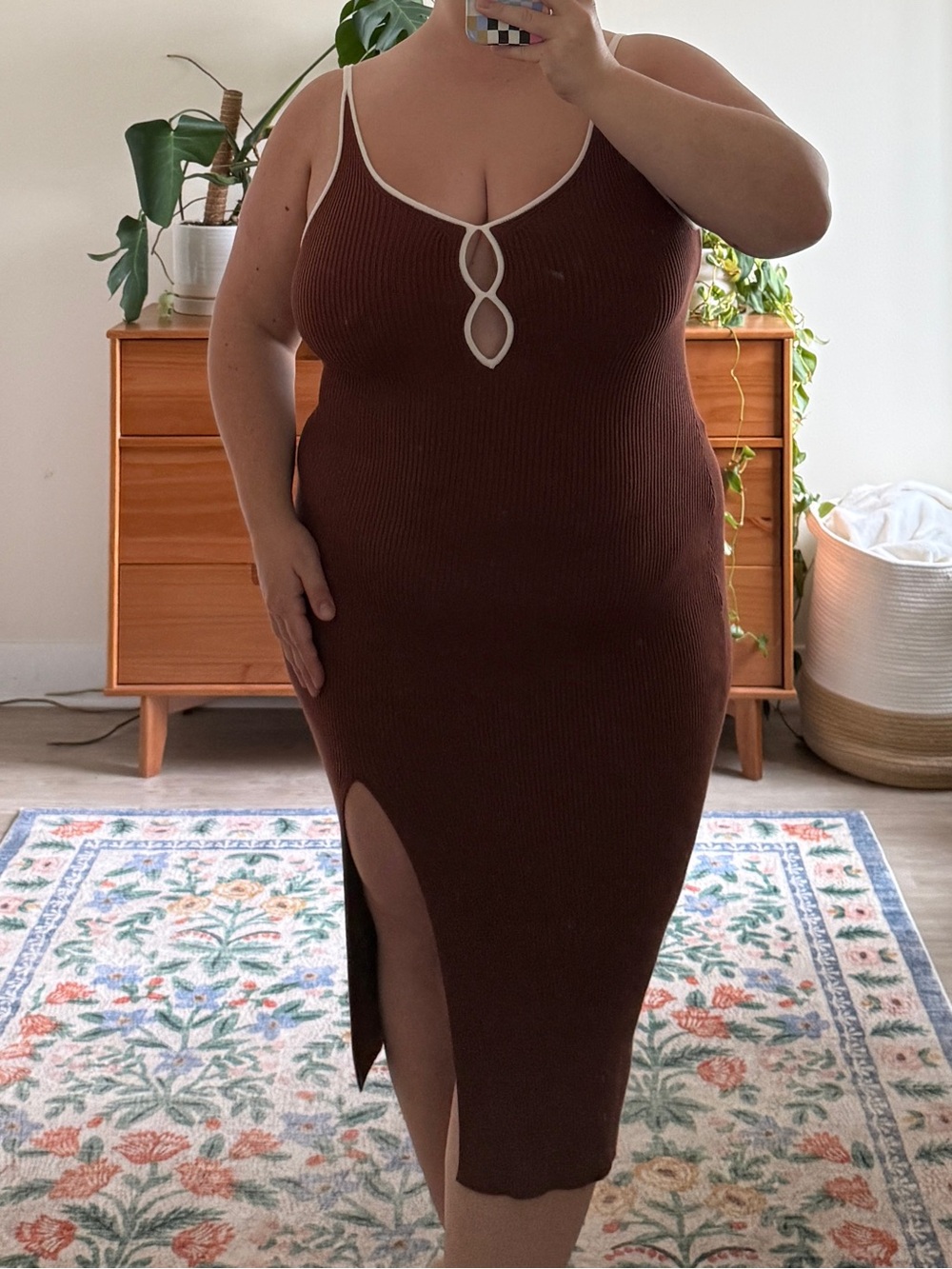 Abercrombie & Fitch Knit Midi Dress
